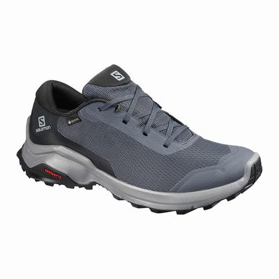 Salomon X REVEAL GORE-TEX - Naisten Vaelluskengät - TummanSininen/Mustat